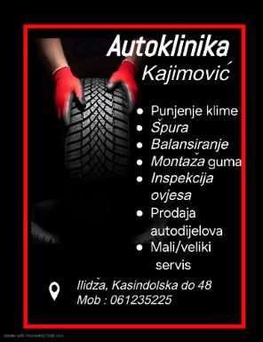 Aldin Kajimovic - Mehaničar, Vulkanizer, Iznajmljivanje | iNeed.ba