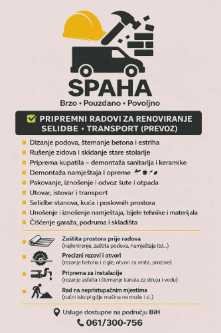 Irhan Spahic - Selidbe, Čišćenje nakon gradnje, Radnik na rušenju | iNeed.ba
