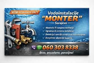 VODOINSTALATER I KERAMIČAR  - Vodoinstalater | iNeed.ba